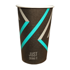 Стакан бумажный 340 мл, Just Drink, рукав 50 шт.