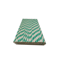 Бумажная трубочка 6мм*197мм 50шт. (бирюзовая)