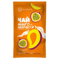 Чай-сашет фруктово-медовий АСКАНІЯ «Манго та маракуя», 50г