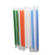 Трубочка в індивідуальній упаковці Bubble tea 21см. 10 мм. 250 шт. рівна, кольорова