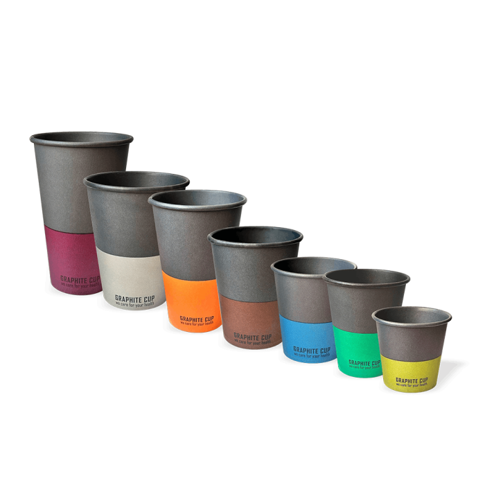 Стакан паперовий 110 мл, Graphite Cup, рукав 50 шт.