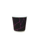 Стакан гофрированный 110 мл. Black Web, рукав 20 шт.