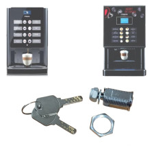 Замок в сборе с лазерными ключами для дверей Saeco EVO Phedra, Ipeautomatica Альтернатива