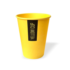Стакан паперовий 400 мл, Yellow Cup, рукав 50 шт.