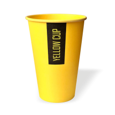 Стакан паперовий 500 мл, Yellow Cup, рукав 50 шт.