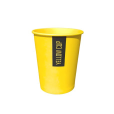 Стакан бумажный 340 мл, Yellow Cup, рукав 50 шт.