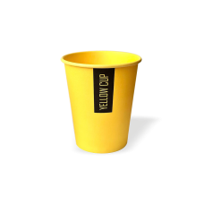 Стакан паперовий 250 мл, Yellow Cup, рукав 50 шт.