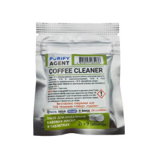 Таблетки для видалення кавових масел PURIFY AGENT Coffee Cleaner 18 г (9 шт. х 2 г)