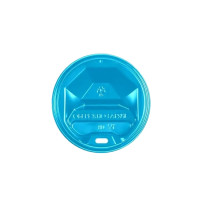 Крышка пластиковая, 79 мм (бирюзовая) (50 шт.)