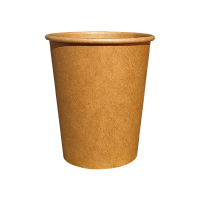 Стакан бумажный 400 мл. Крафт Премиум, рукав 50 шт.