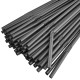 Трубочка с гофрой 21см. 4.8 мм. 200 шт. чёрная