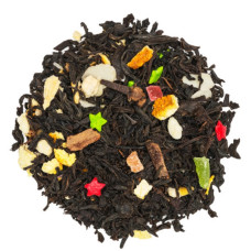 Чай "Рождественский" чёрный с корицей и кусочками фруктов, 100г