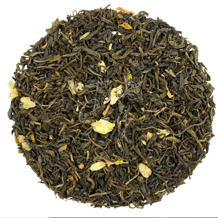 Чай "Квітка жасмину" зелена з квіткою жасмину, 100г Чай "Квітка жасмину" зелена з квіткою жасмину, 100г