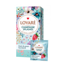 Чай зелений пакетований Lovare "Бризки шампанського", 24 пакетика